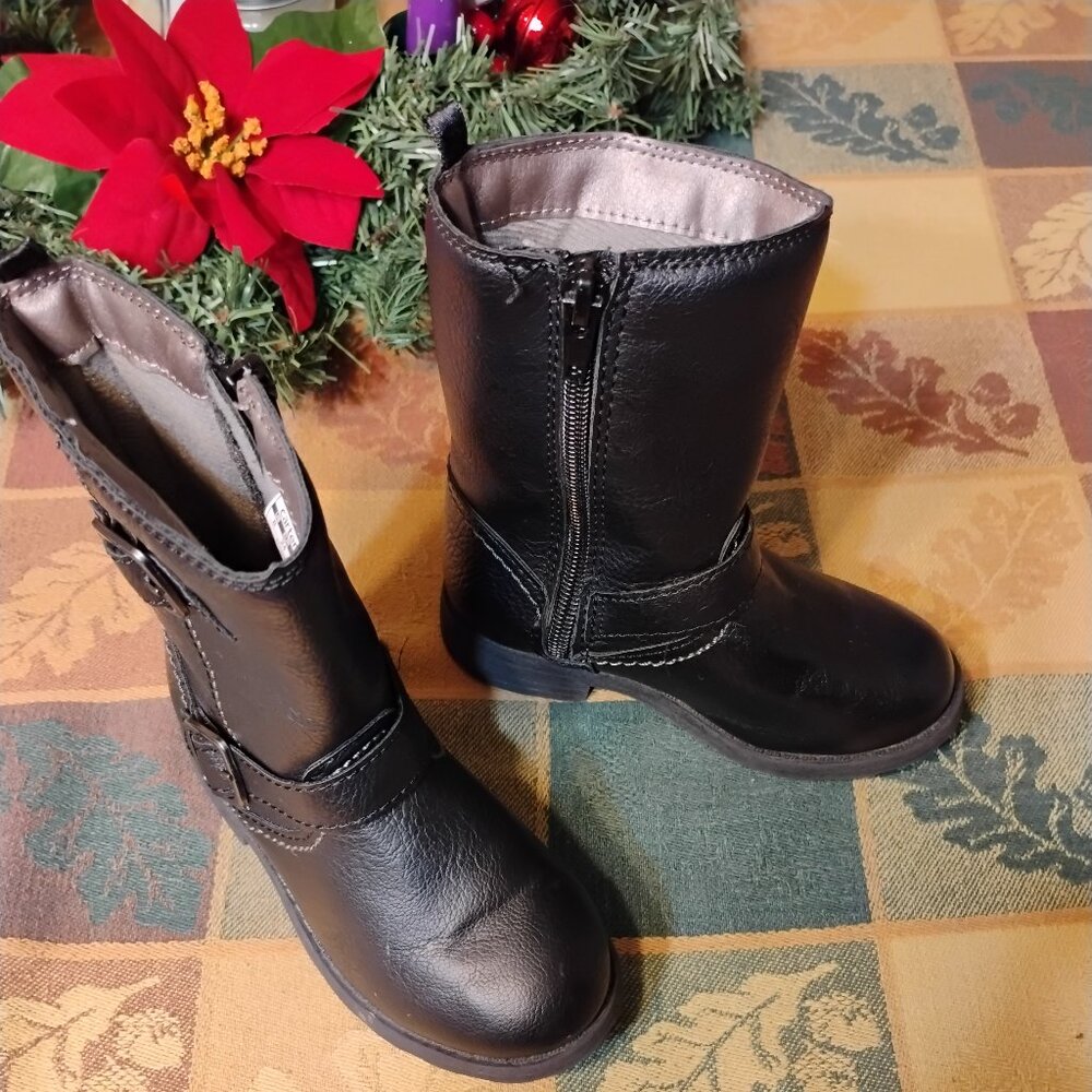 Carter's Boots Girl Size 8 Color Black